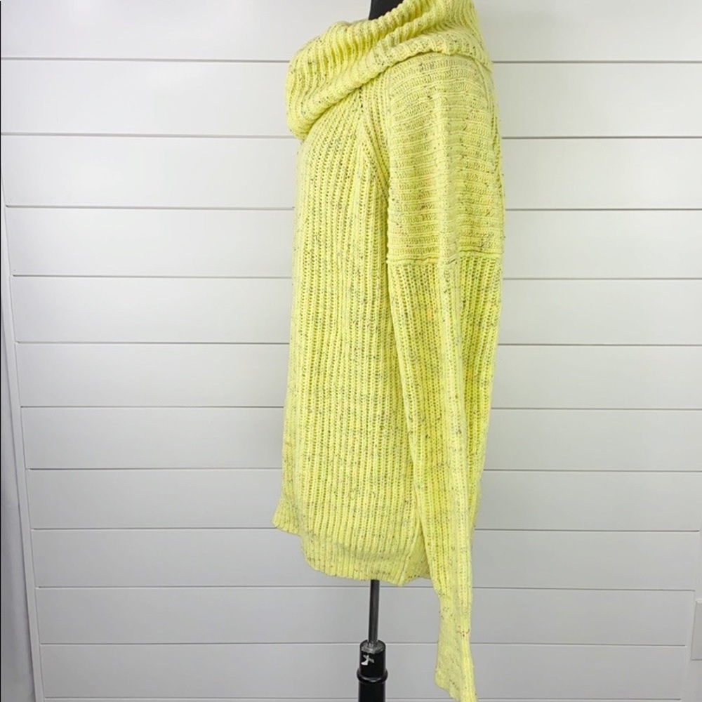 Free People Leo Tunic Sweater Zested Lime SAMPLE - Picture 4 of 16